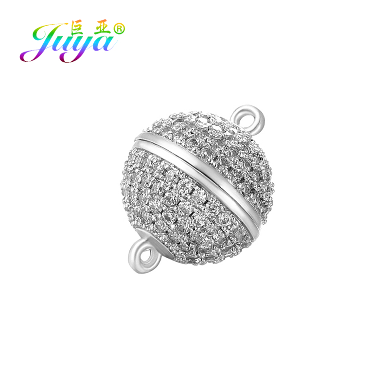 Women Accessories Bracelet - Juya ลูกปัดแฮนด์เมดเครื่องประดับค้นพบ4ขนาดตะขอแม่เหล็กที่แข็งแรงสำหรับผู้หญิงคริสตัลสร้อยข้อมือไข่มุกสร้อยคอทำ