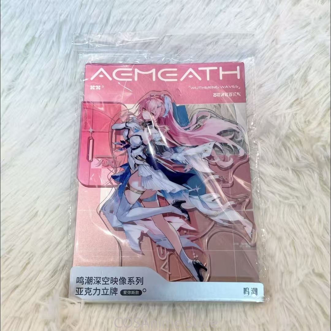Queen Accessories - วูเธอริง เวฟส์อะนิเมะเกม Aemeath LUUK HERSSEN คอสเพลย์อะคริลิคฟิกเกอร์ขาตั้งโมเดลโต๊ะเดสก์ท็อปเครื่องประดับสะสมของขวัญ