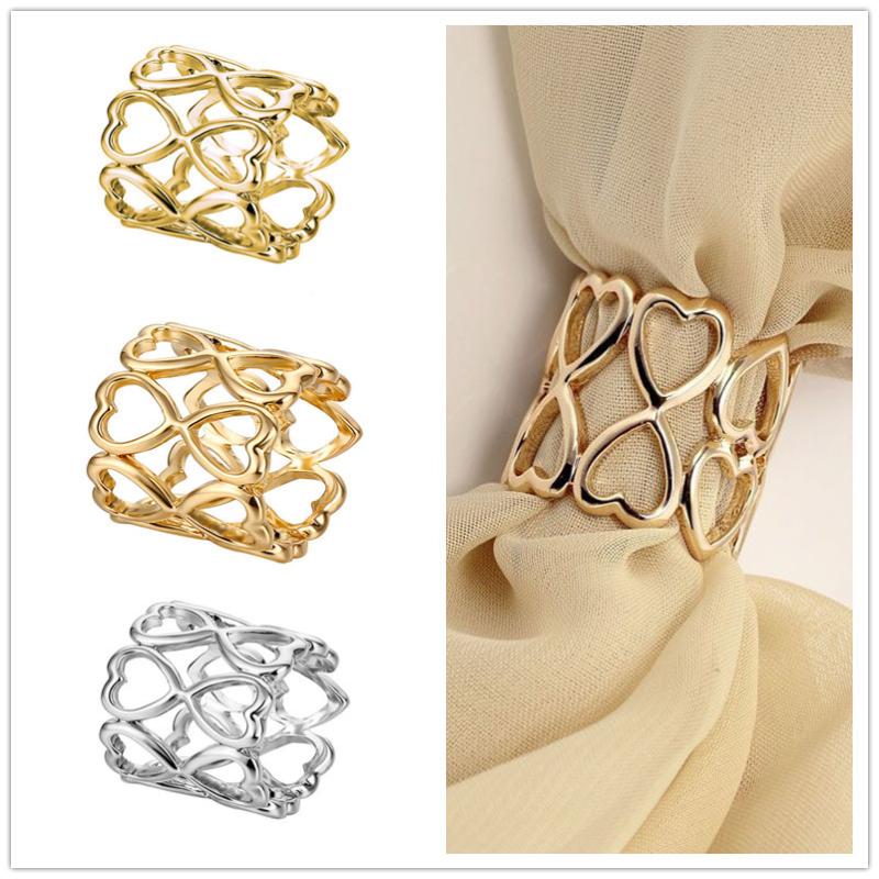 Women'S Clothing And Accessories - เข็มกลัดผ้าพันคอโลหะรูปวงกลม 1/4 ชิ้น แบบหัวใจโปร่ง สำหรับผ้าพันคอไหม คลิปหนีบผ้าพันคอ