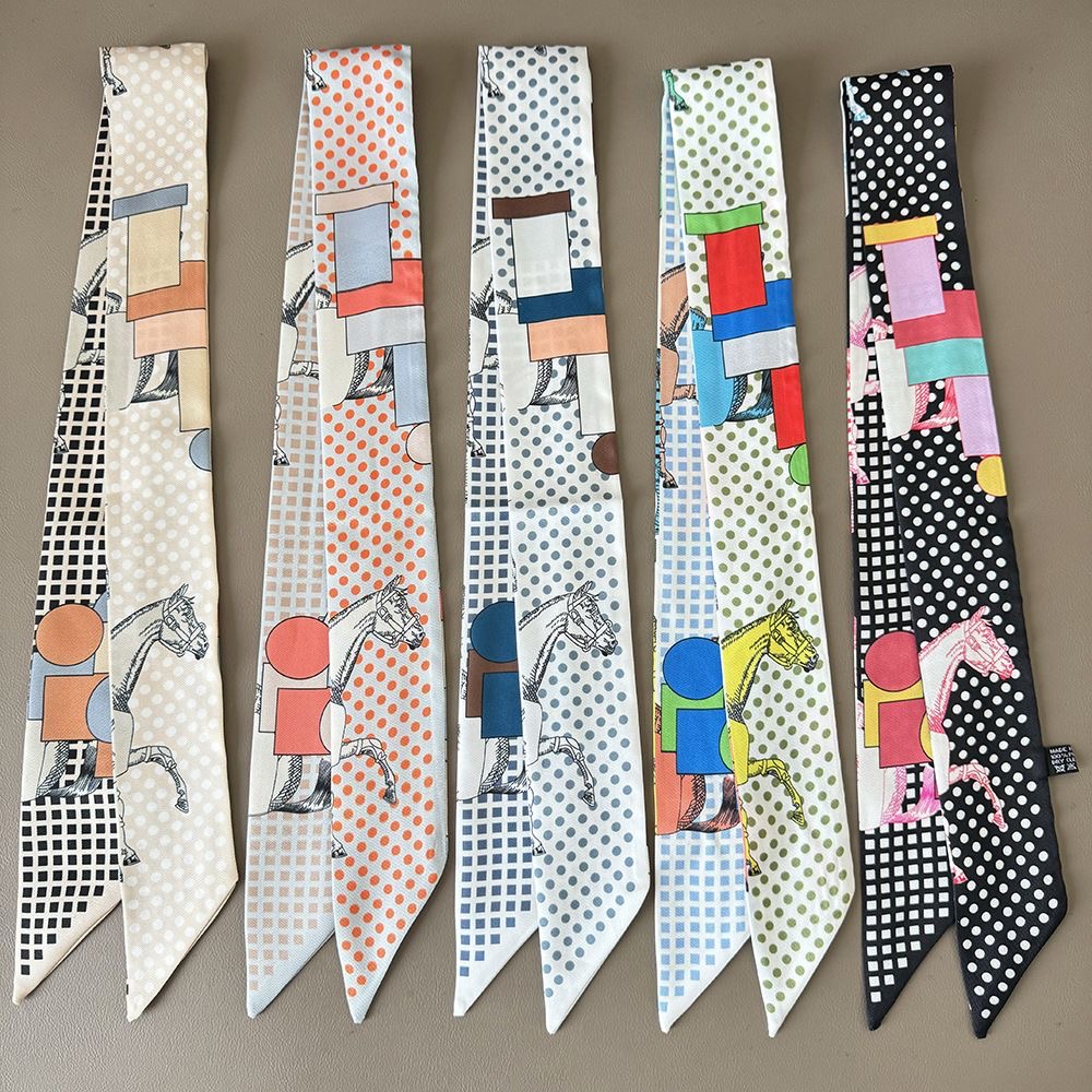 Women'S Korean Accessories - 1PC สไตล์เกาหลีใหม่ Polka Dot Checkered Twill
