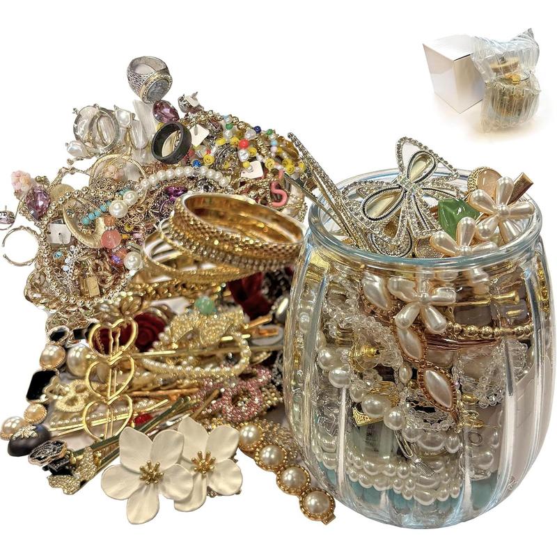 Women Accessories Display - ชุดเครื่องประดับหวานๆ แบบสุ่ม 1/10/20/50 ชิ้น สร้อยคอ ต่างหู