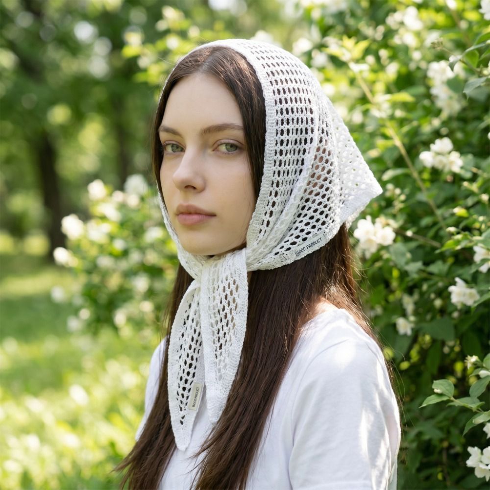 ผ้าพันคอสามเหลี่ยมสีพื้นเรียบห - Women'S Korean Accessories บทวิจารณ์และราคา