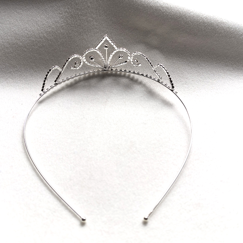 สีเงิน ไรน์สโตน มงกุฎเจ้าสาว ค - Queen Accessories บทวิจารณ์และราคา
