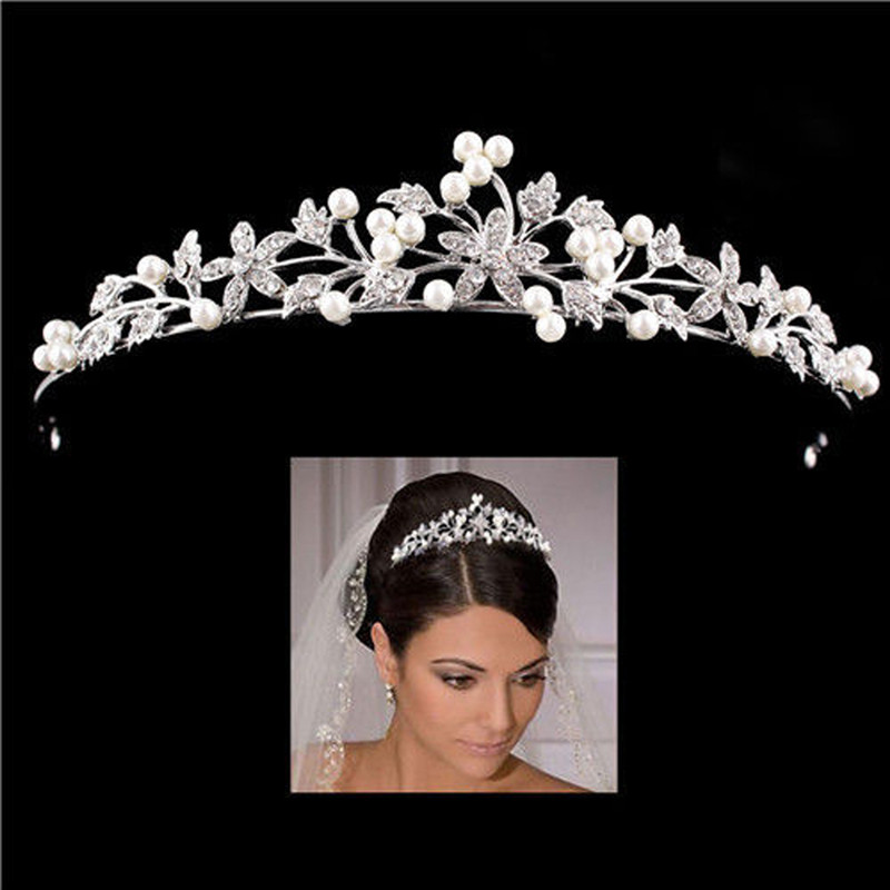 มงกุฎคริสตัลสำหรับเจ้าสาว แต่ง - Women Accessories For Wedding บทวิจารณ์และราคา