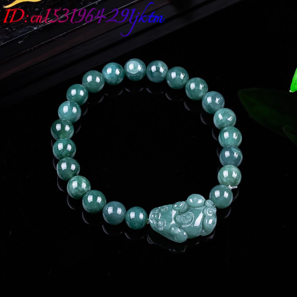 หยกพม่าธรรมชาติ กำไลข้อมือปี่เ - Women Accessories Bracelet บทวิจารณ์และราคา