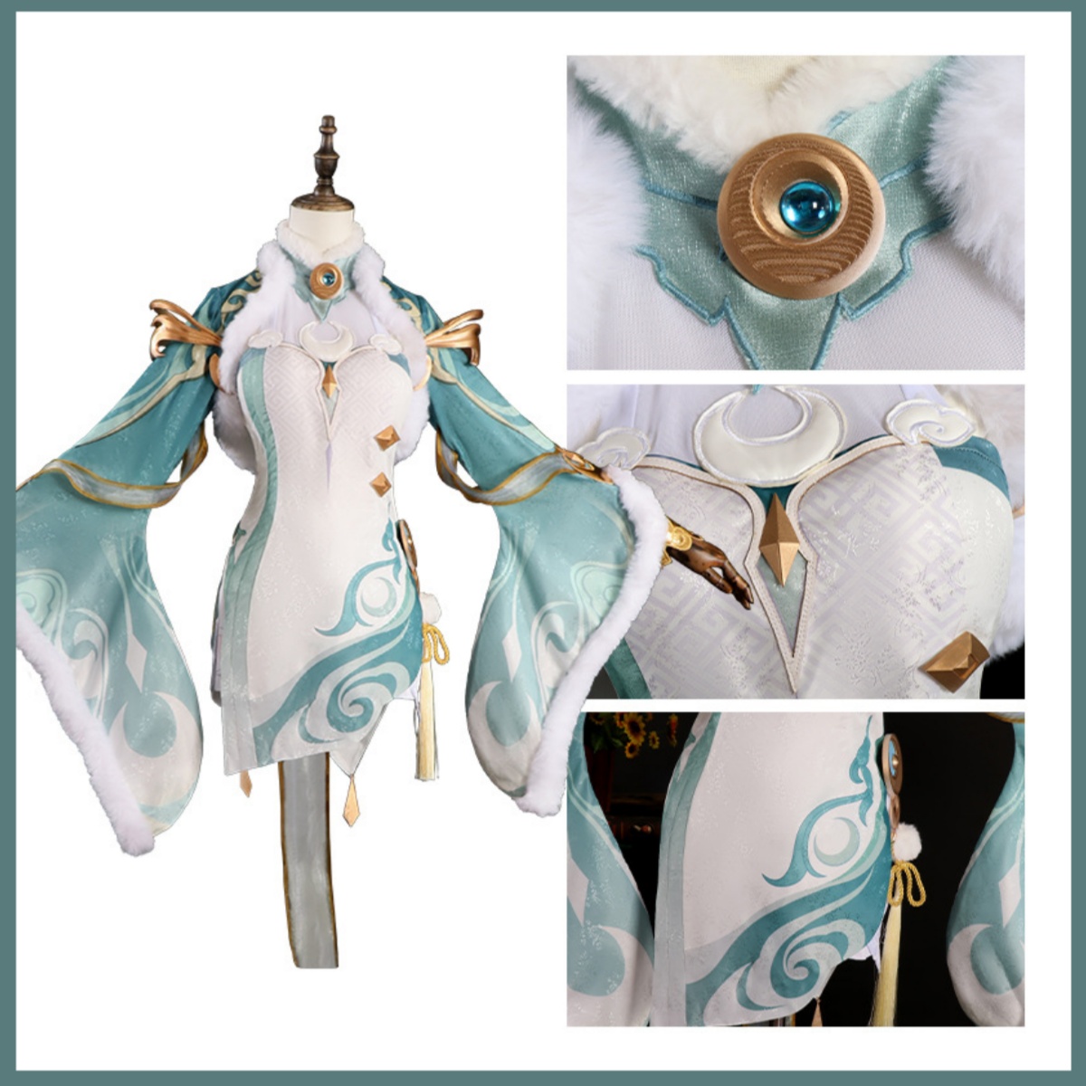 ชุดคอสเพลย์เกมซีไบ สีเขียวขาว  - Women'S Clothing And Accessories บทวิจารณ์และราคา
