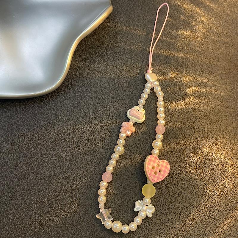สายคล้องโทรศัพท์แบบลูกปัด 3D ส - Women'S Korean Accessories บทวิจารณ์และราคา