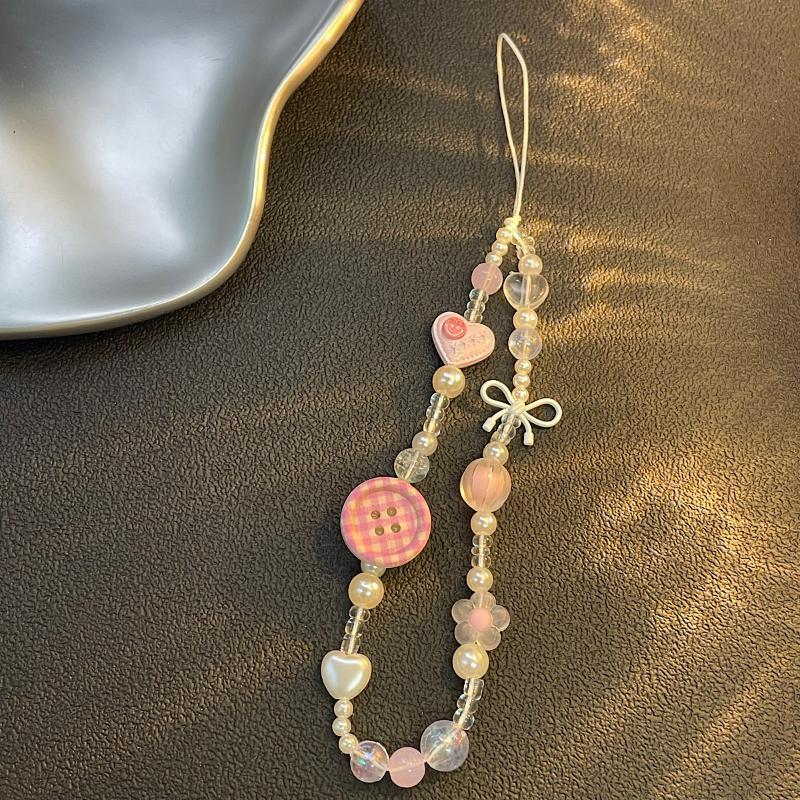 สายคล้องโทรศัพท์แบบลูกปัด 3D ส - Women'S Korean Accessories บทวิจารณ์และราคา