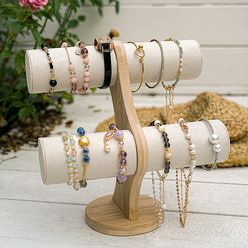 Double Layer Rack Organizer เค - Women Accessories Display บทวิจารณ์และราคา