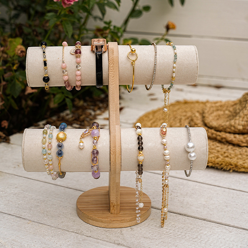 Double Layer Rack Organizer เค - Women Accessories Display บทวิจารณ์และราคา