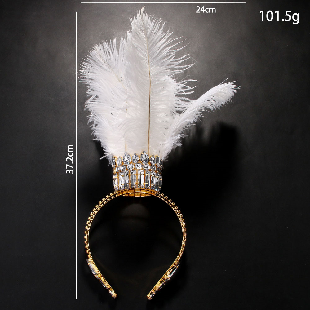 มงกุฎขนนกแบบโอเวอร์ไซส์สำหรับผ - Queen Accessories บทวิจารณ์และราคา