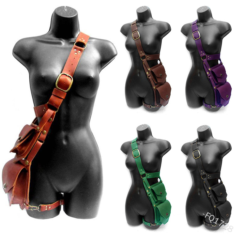 ยุคกลางกระเป๋าเข็มขัดหนังอานกร - Women'S Viking Accessories บทวิจารณ์และราคา