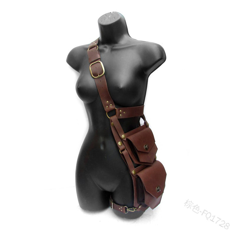 ยุคกลางกระเป๋าเข็มขัดหนังอานกร - Women'S Viking Accessories บทวิจารณ์และราคา