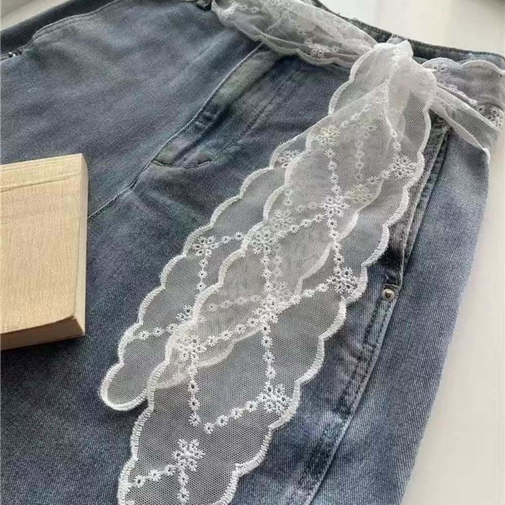 เข็มขัดลูกไม้สีขาวหวานสำหรับผู - Woman Accessory บทวิจารณ์และราคา