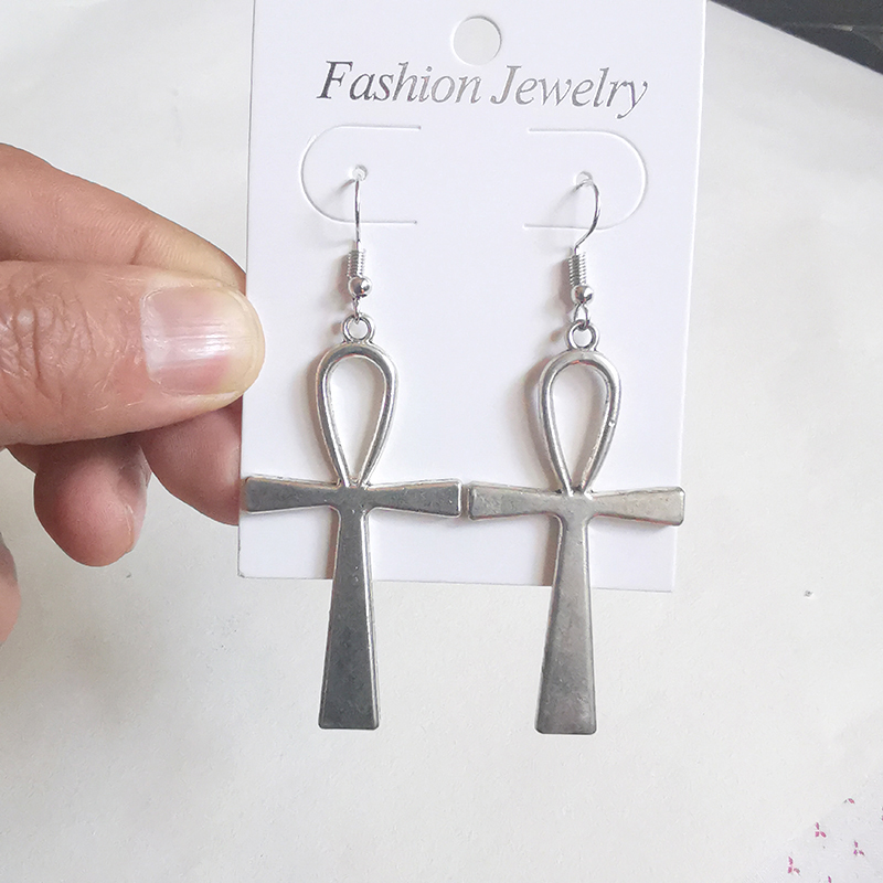 อียิปต์ Big Ankh Crosses Drop  - Women'S Egyptian Accessories บทวิจารณ์และราคา