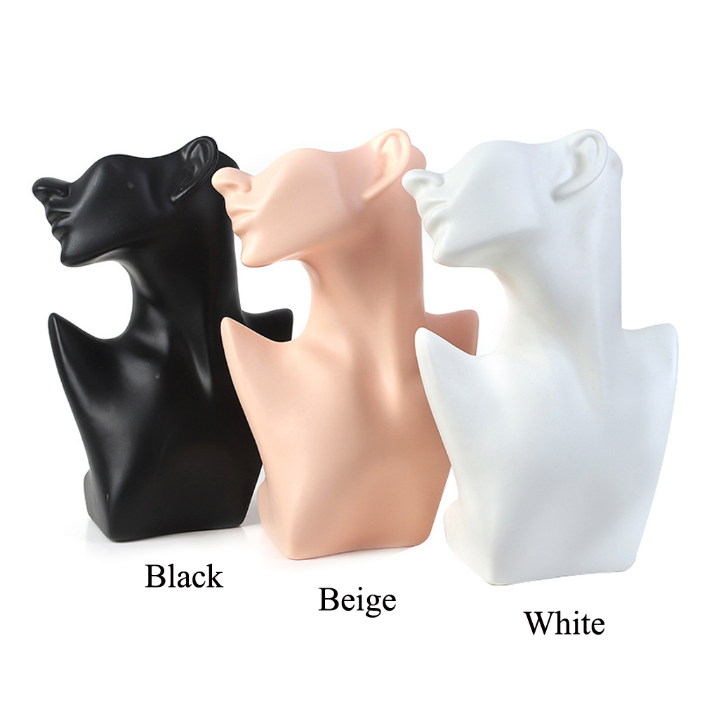 หัวหุ่นครึ่งหน้าสีขาวสำหรับโชว - Women Accessories Display บทวิจารณ์และราคา