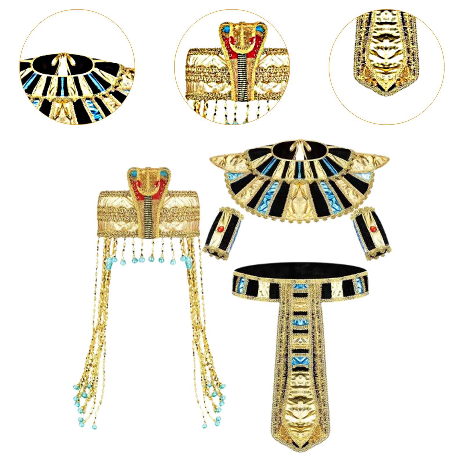 5 ชิ้น/ชุด อุปกรณ์เสริมชุดคอสต - Women'S Egyptian Accessories บทวิจารณ์และราคา