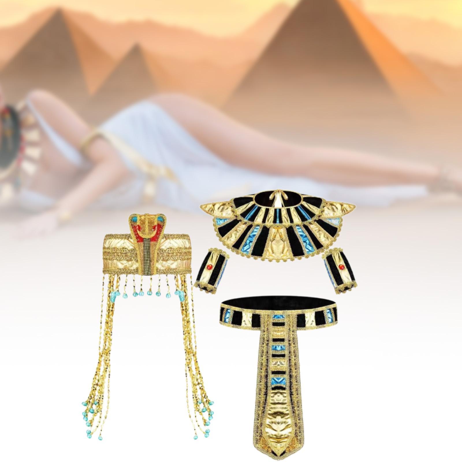 5 ชิ้น/ชุด อุปกรณ์เสริมชุดคอสต - Women'S Egyptian Accessories บทวิจารณ์และราคา
