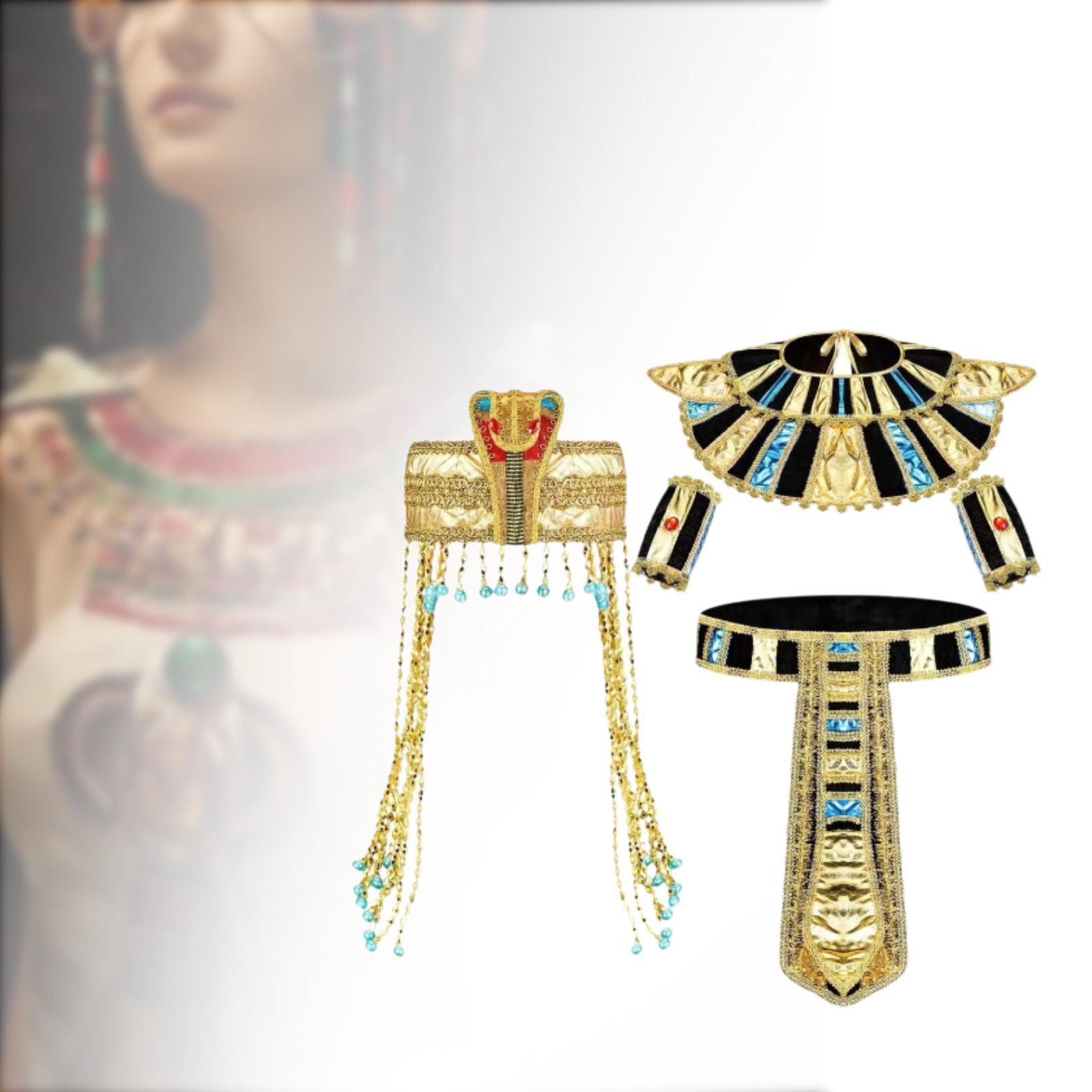 5 ชิ้น/ชุด อุปกรณ์เสริมชุดคอสต - Women'S Egyptian Accessories บทวิจารณ์และราคา