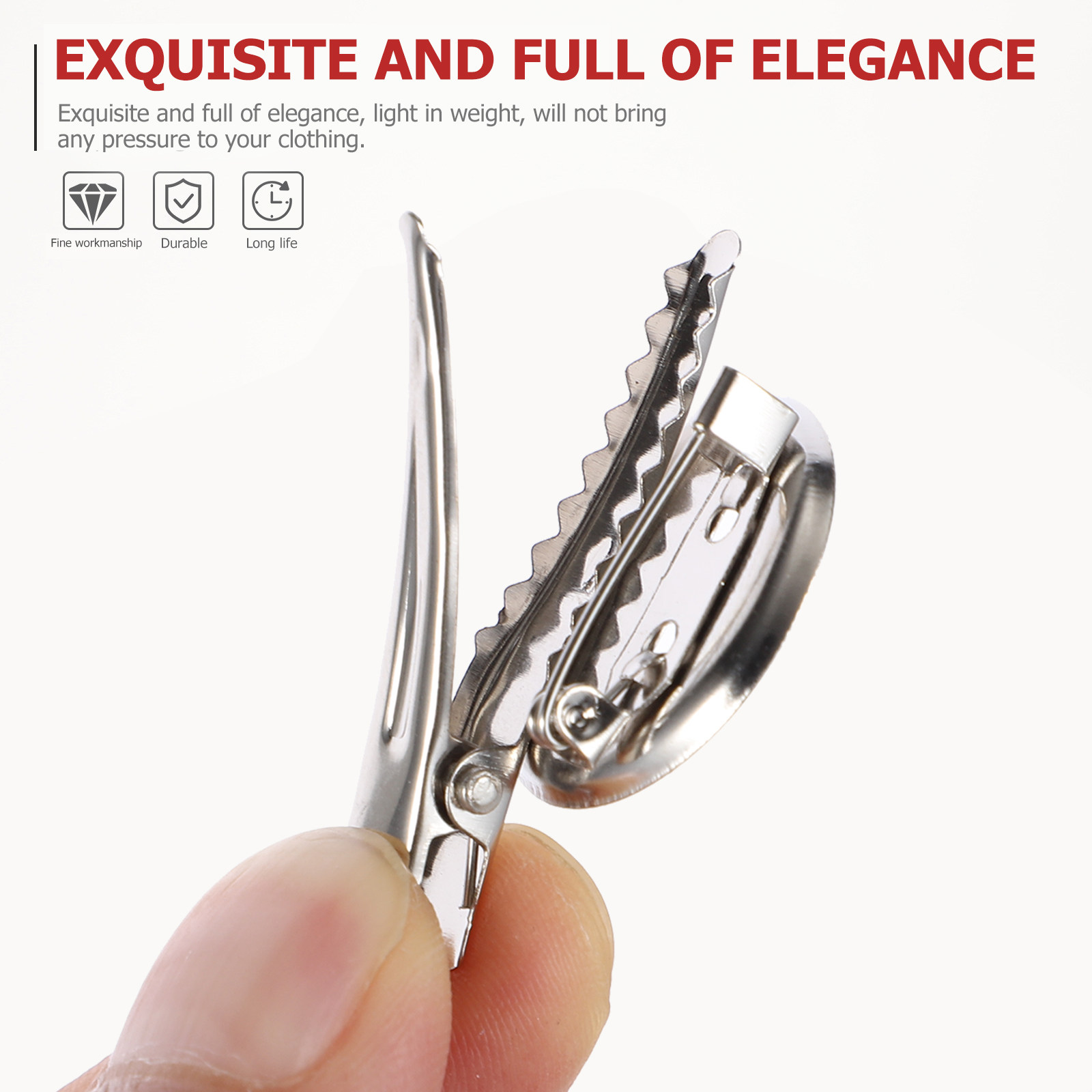 เข็มกลัดโลหะ 40 ชิ้น พร้อมถาดเ - Women'S Clothing And Accessories บทวิจารณ์และราคา