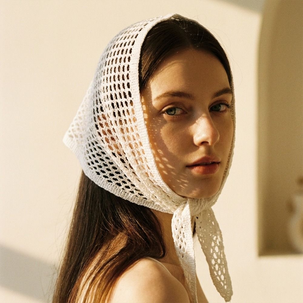 ผ้าพันคอสามเหลี่ยมสีพื้นสไตล์  - Women'S Korean Accessories บทวิจารณ์และราคา
