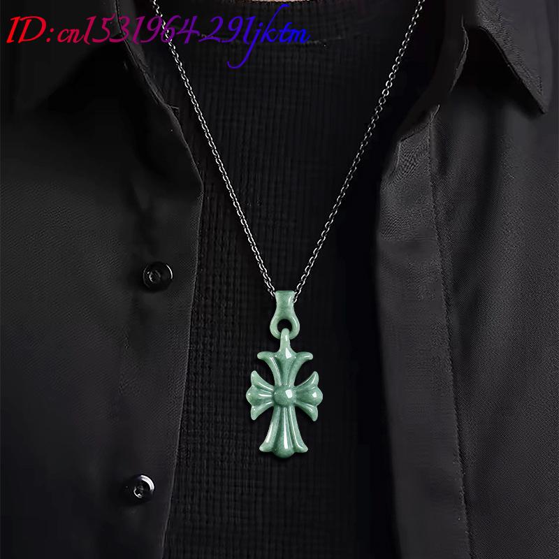 จี้สร้อยคอหยกพม่าแท้รูปทรงกางเ - Woman Accessory บทวิจารณ์และราคา
