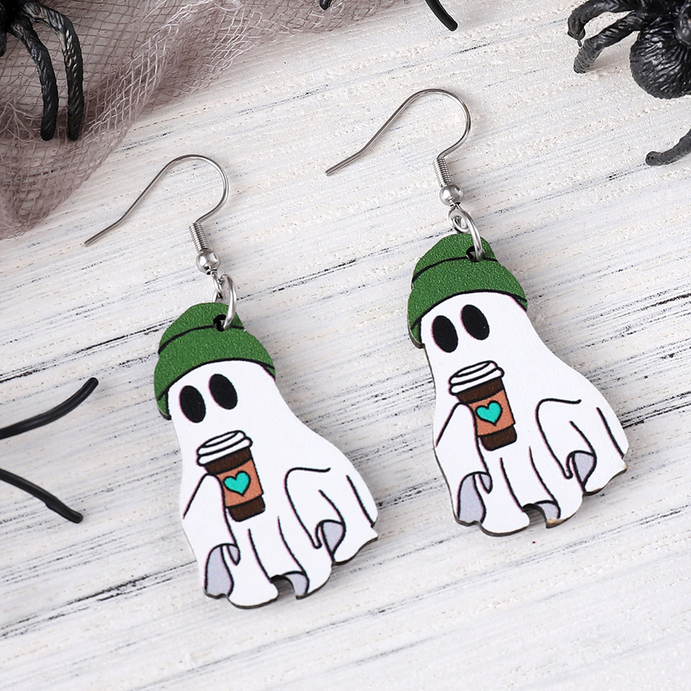 ต่างหูไม้สไตล์โกธิคแบบสองด้านล - Women Accessories In Amazon บทวิจารณ์และราคา