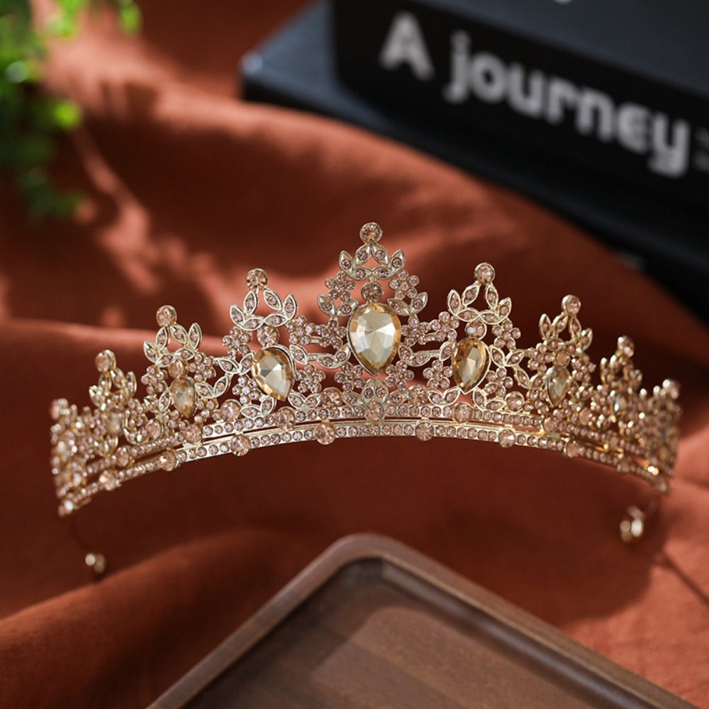 มงกุฎเจ้าสาวแบบวินเทจประดับใบไ - Women Accessories For Wedding บทวิจารณ์และราคา