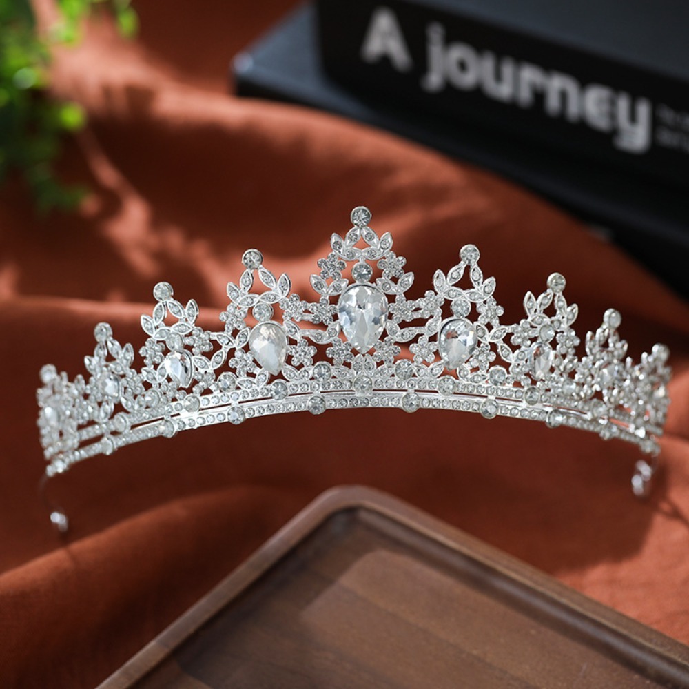 มงกุฎเจ้าสาวแบบวินเทจประดับใบไ - Women Accessories For Wedding บทวิจารณ์และราคา