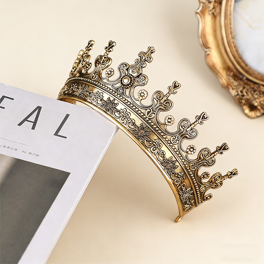 มงกุฎเจ้าสาวสไตล์บาโรกโบราณ สี - Queen Accessories บทวิจารณ์และราคา