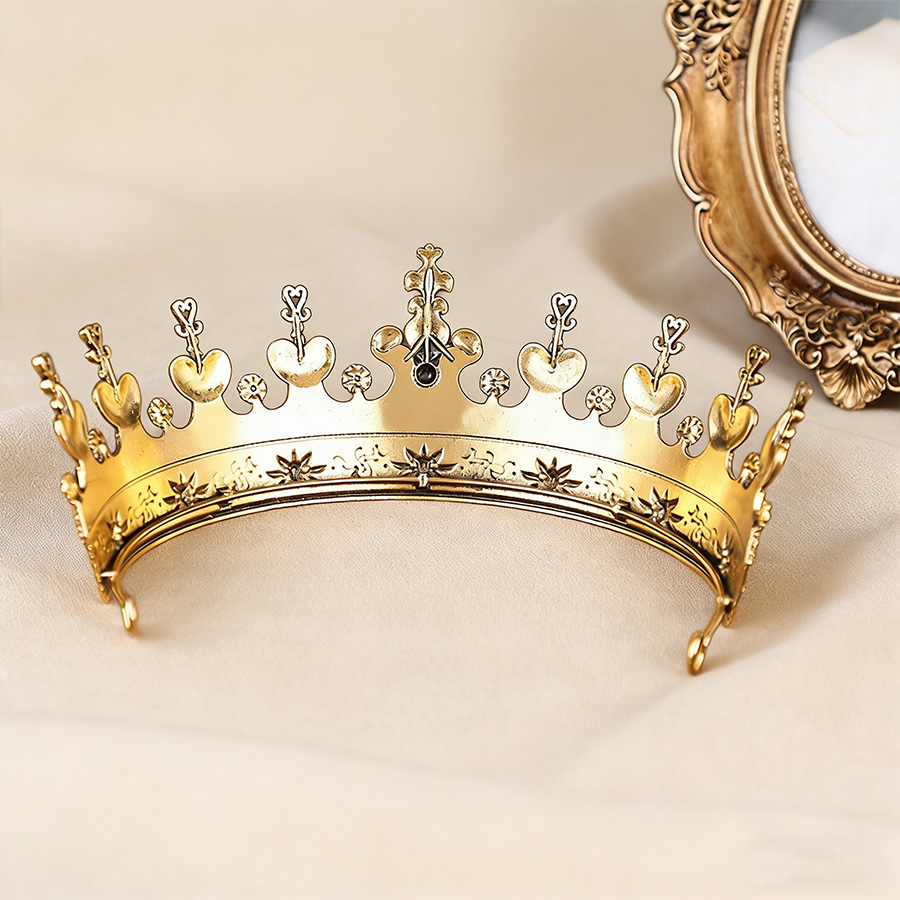 มงกุฎเจ้าสาวสไตล์บาโรกโบราณ สี - Queen Accessories บทวิจารณ์และราคา
