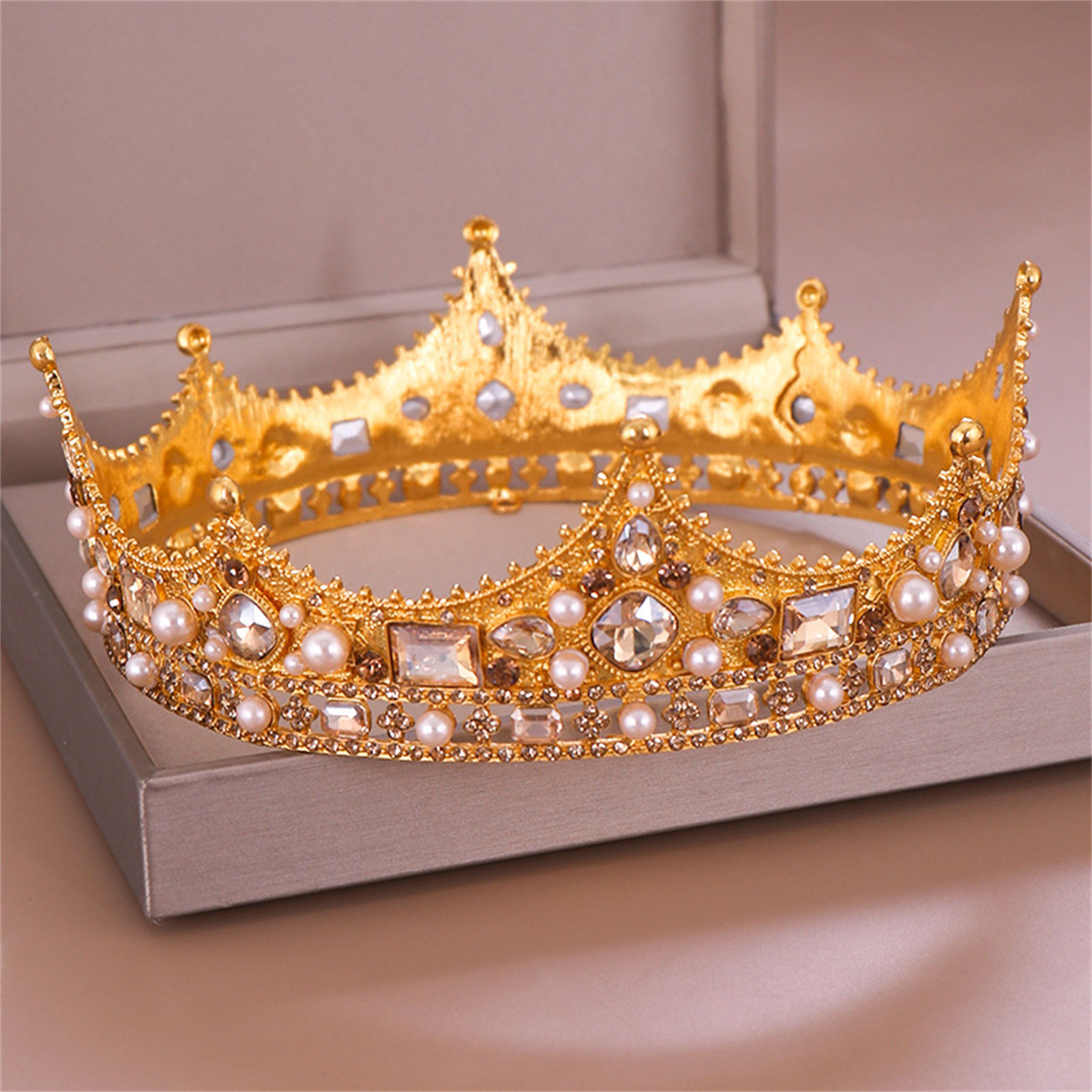 มงกุฎเจ้าสาวประดับเพชรเทียม ที - Women Accessories For Wedding บทวิจารณ์และราคา