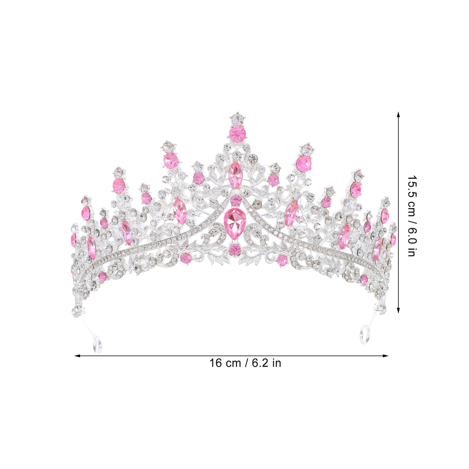 ที่คาดผมมงกุฎประดับเพชรเทียม ห - Queen Accessories บทวิจารณ์และราคา