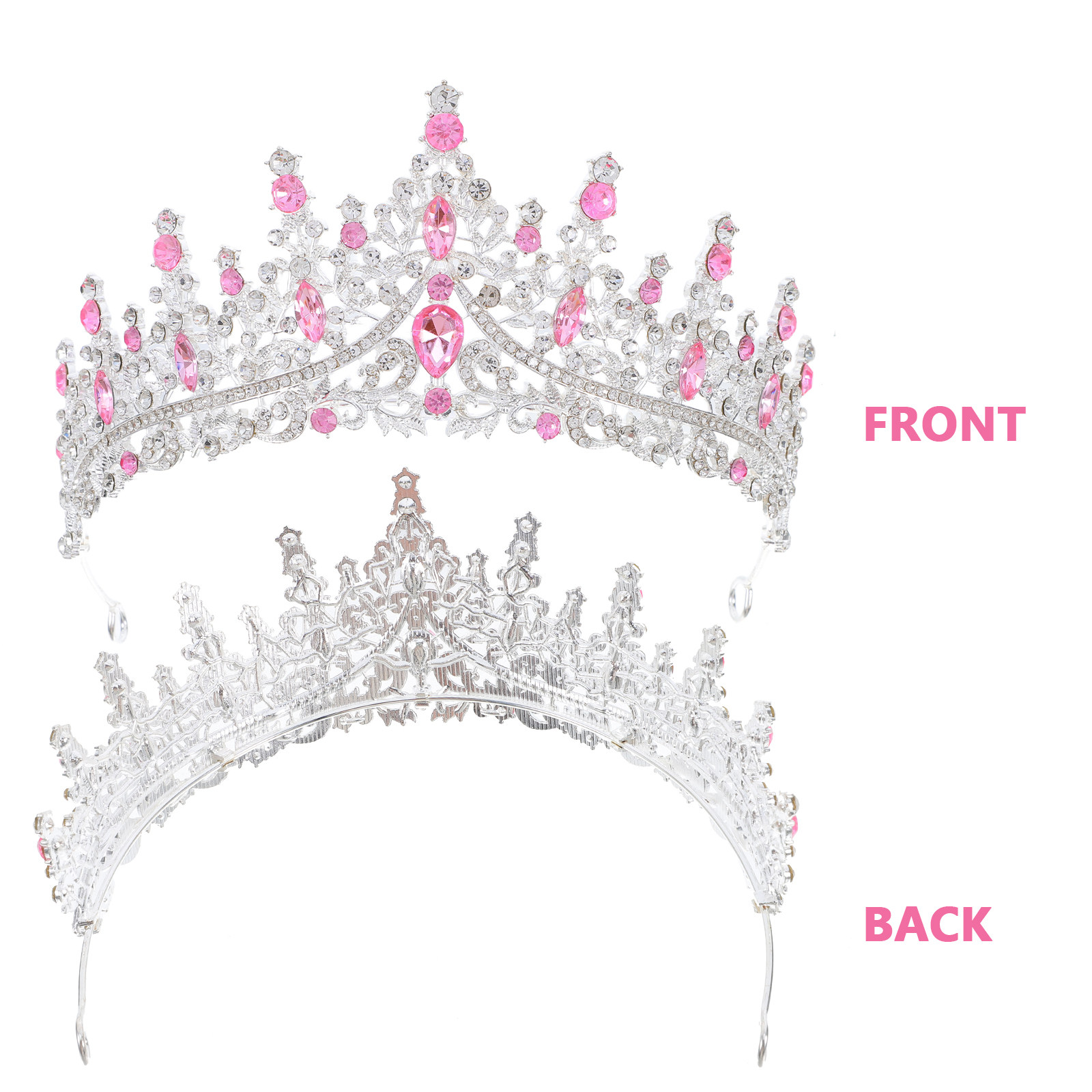 ที่คาดผมมงกุฎประดับเพชรเทียม ห - Queen Accessories บทวิจารณ์และราคา
