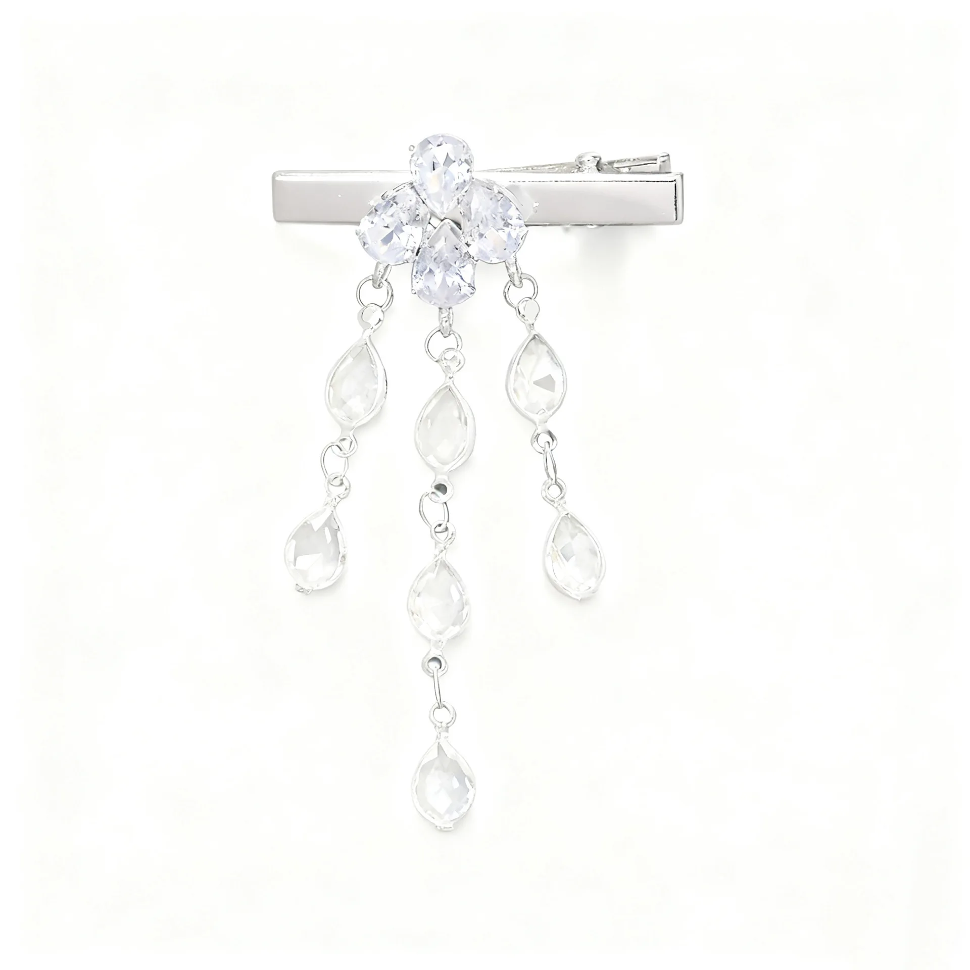 กิ๊บติดผมรูปหยดน้ำประดับเพชร ป - Women Accessories Dropshipping บทวิจารณ์และราคา